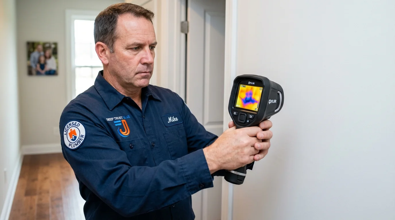 Thermal imaging leak detection by Johns Plumbing LLC in Waupaca
